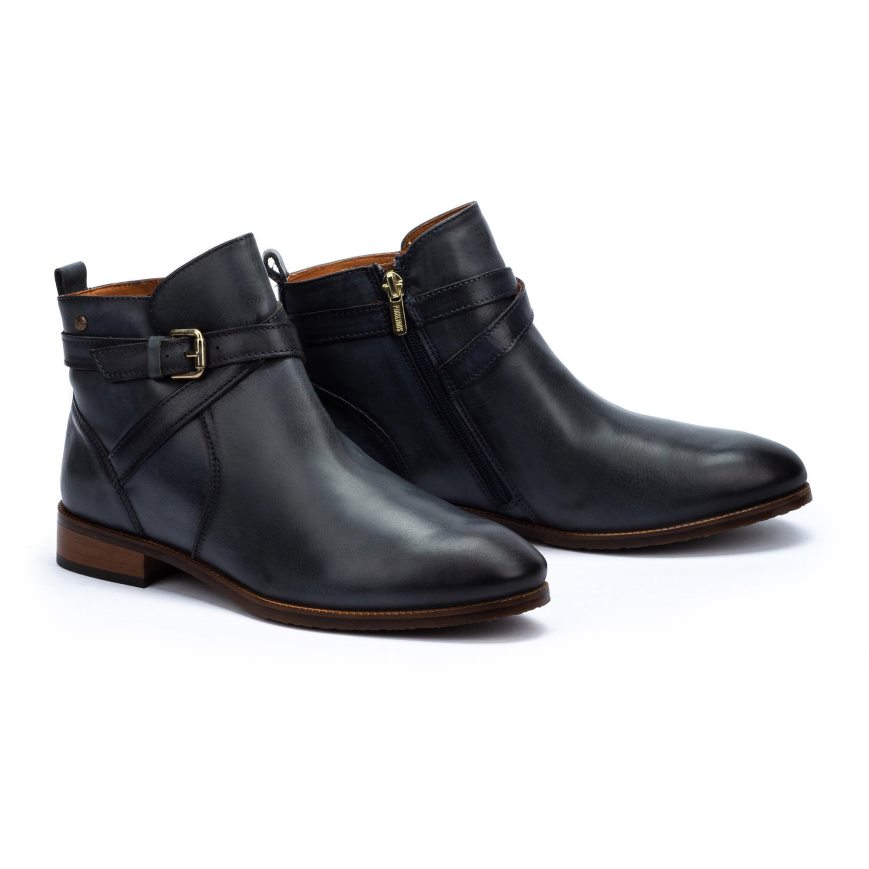 Women's Pikolinos ROYAL Ankle Boots Navy | NZ K798215